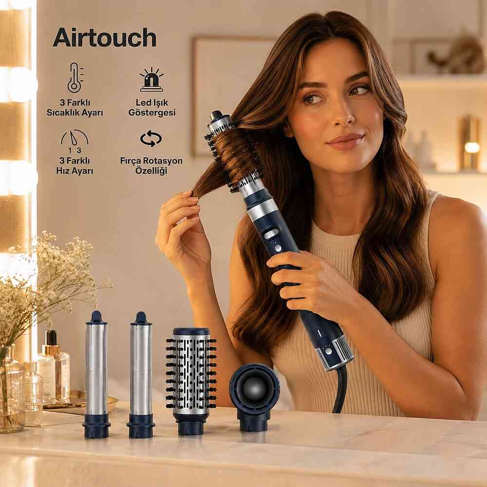 Airtouch Saç Şekillendirici Set - Fakir