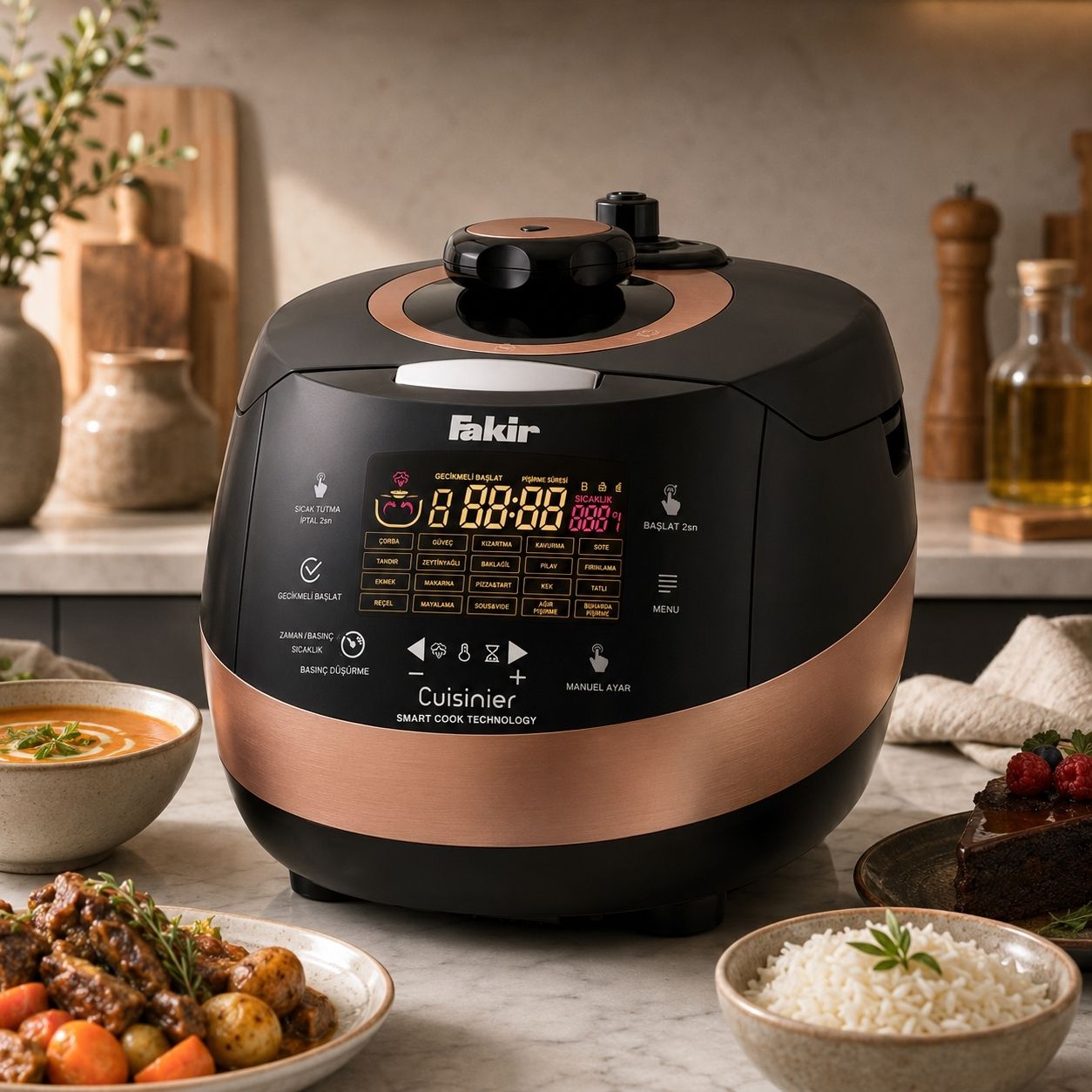 Cuisinier Çok Programlı Basınçlı Pişirici - Fakir