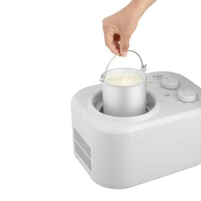 Premium Icy Dondurma Yapma Makinesi Beyaz - 5
