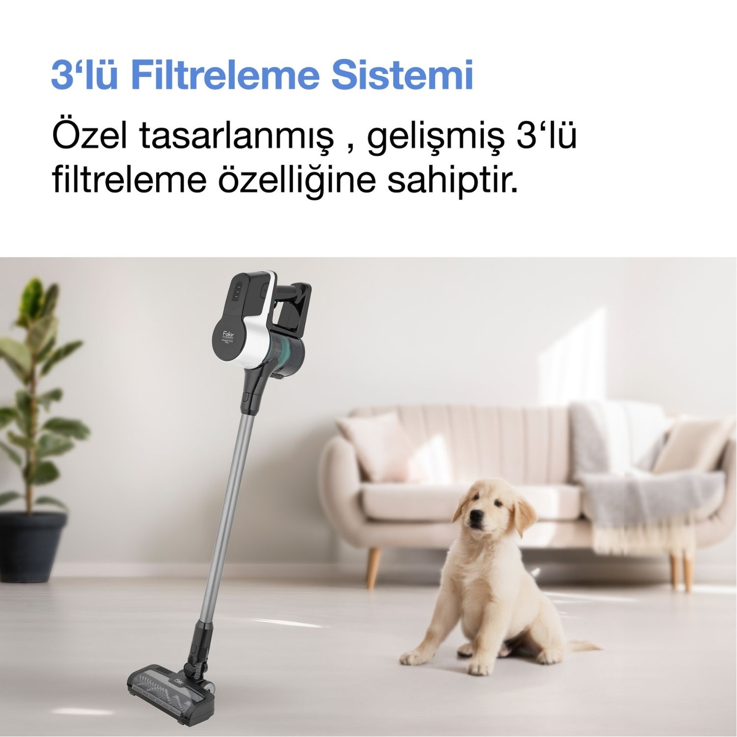 Inovator 6158 Plus Dikey Şarjlı Kablosuz Süpürge I Fakir Hausgerate