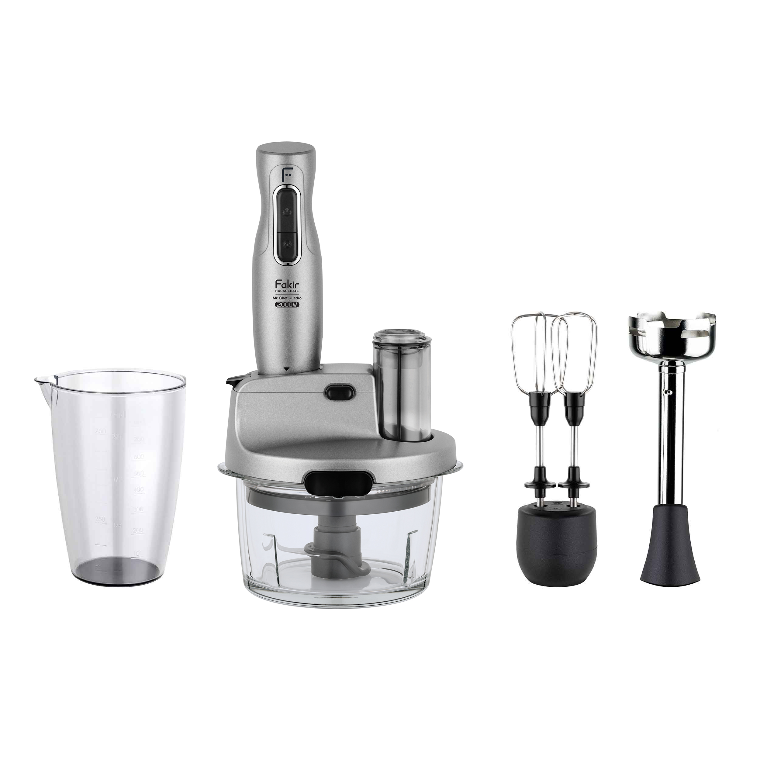 Mr. Chef Quadro Cam Hazneli 2000W Silver - Fakir