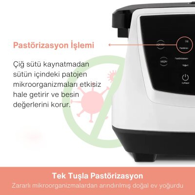 Pasteur Çiğ Sütten Yoğurt Yapma Makinesi - 5
