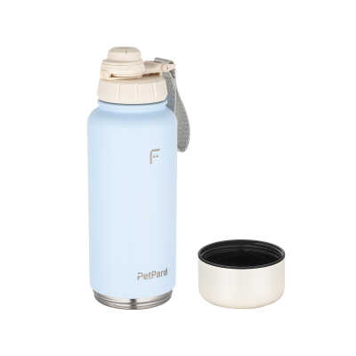 Petpard 2 In 1 Çelik Termos Mavi 1 Litre - 2