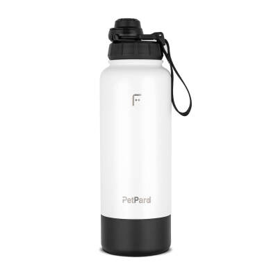 Petpard 2 In 1 Çelik Termos Beyaz 1 Litre 