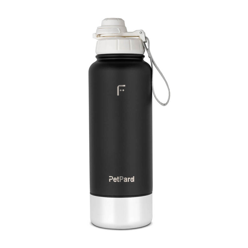 Petpard 2 In 1 Çelik Termos Siyah 1 Litre - Fakir