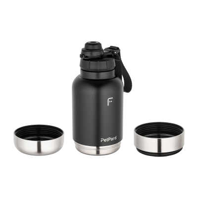 Petpard 3 In 1 Çelik Termos Siyah 1 Litre - 2