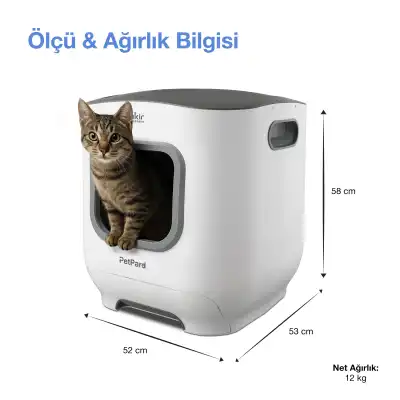 PetPard Akıllı Otomatik Kedi Tuvaleti - 9