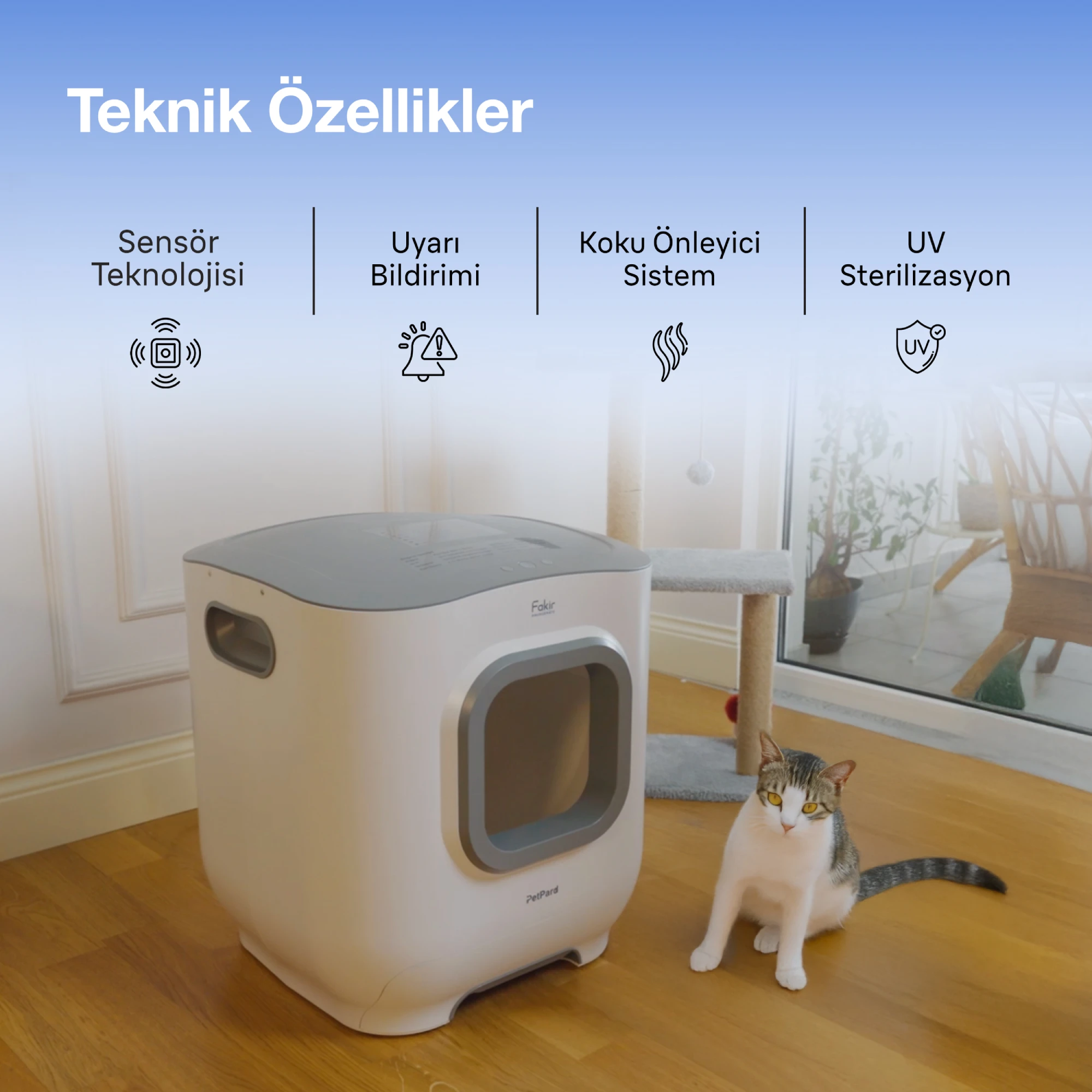 Petpard Clb-01 Otomatik Kedi Tuvaleti I Fakir Hausgerate